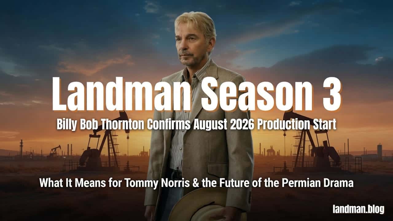 Landman Season 3: Billy Bob Thornton Confirms August 2026 Production Start β What It Means for Tommy Norris, the Norris Family, and the Future of the Permian Drama article cover for Landman Blog